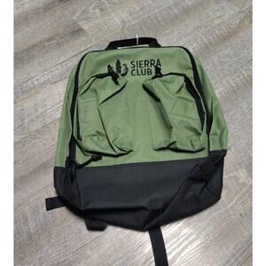 Sierra Club Backpack Exploration Daypack Olive Green Lightweight Hiking Bookbag